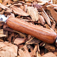 Hand-Turned Razor Set in Texas Mesquite