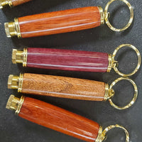 Handcrafted Wooden Keychain with Hidden Pocket Knife – Discreet and Practical Utility Tool