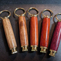 Handcrafted Wooden Keychain with Hidden Pocket Knife – Discreet and Practical Utility Tool