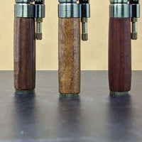 Hand-Turned Wood Barrel Lighter - Crafted Elegance