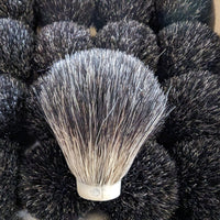 Hand-turned Badger Shave Brush Made From Texas Mesquite