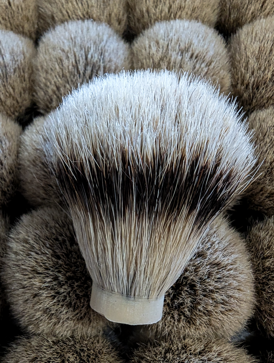 silver tip badger hair shave knot for silvertip badger brush