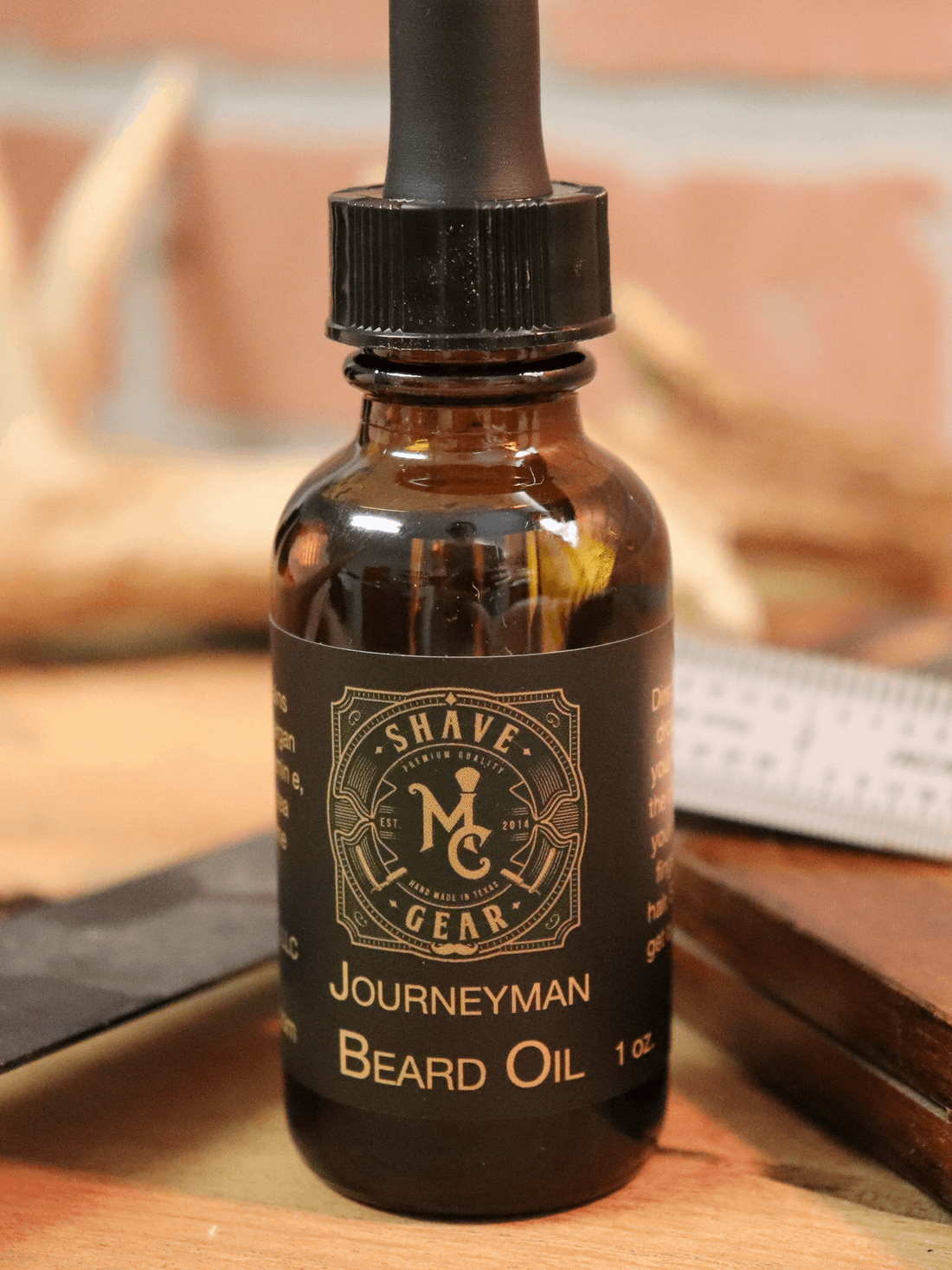 journeyman beard oil in the shop